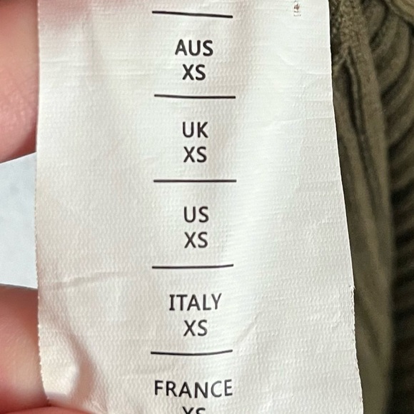 NICHOLAS • Olive Green Button Down Long Cardigan Sweater - Picture 6 of 6